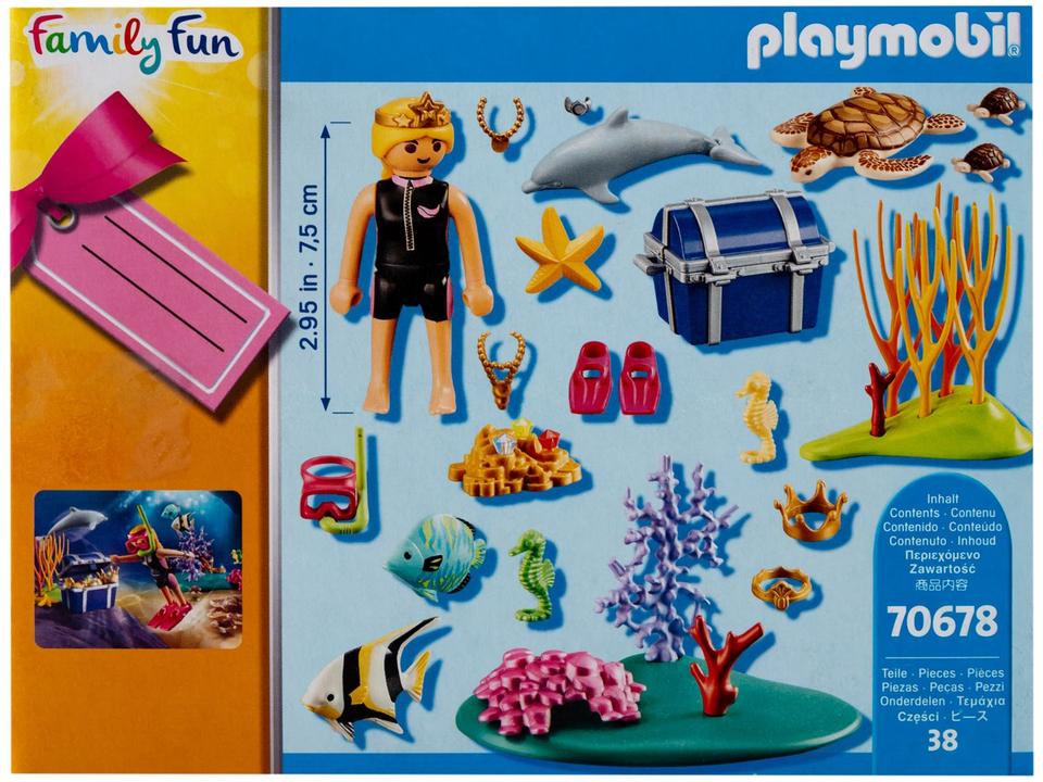 Playset Playmobil Gift Sets Mergulhadora - 3