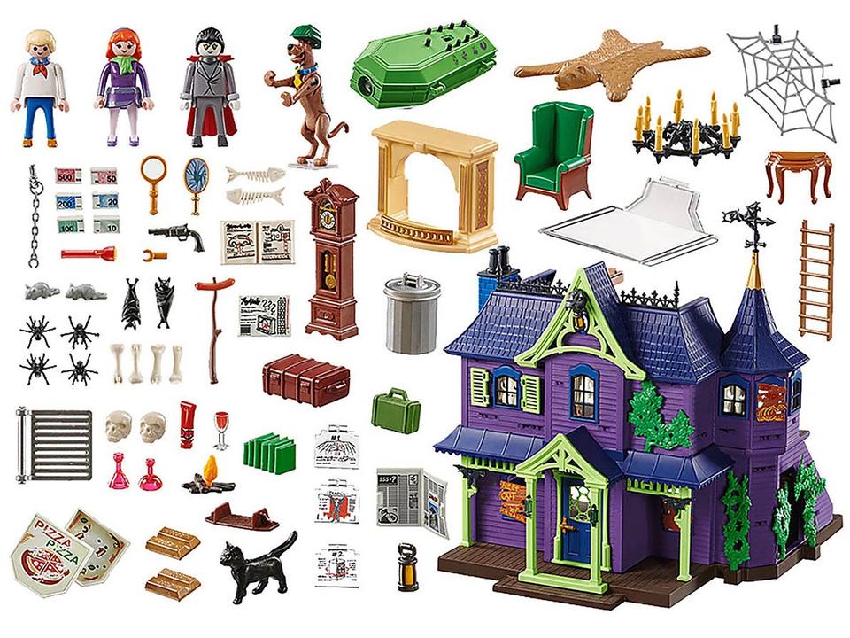 Playset Playmobil Scooby Doo Aventura na Mansão - 1