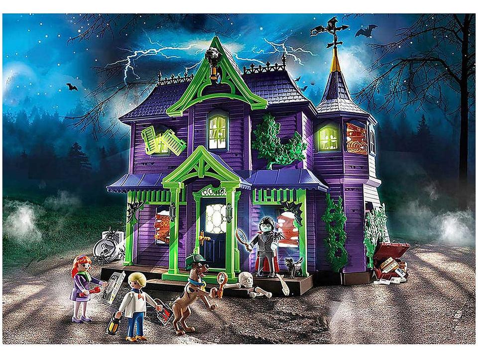 Playset Playmobil Scooby Doo Aventura na Mansão - 7