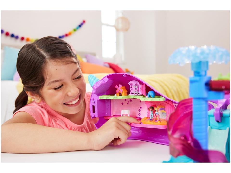 Playset Polly Pocket Barco Narval Baía Mágica - 15