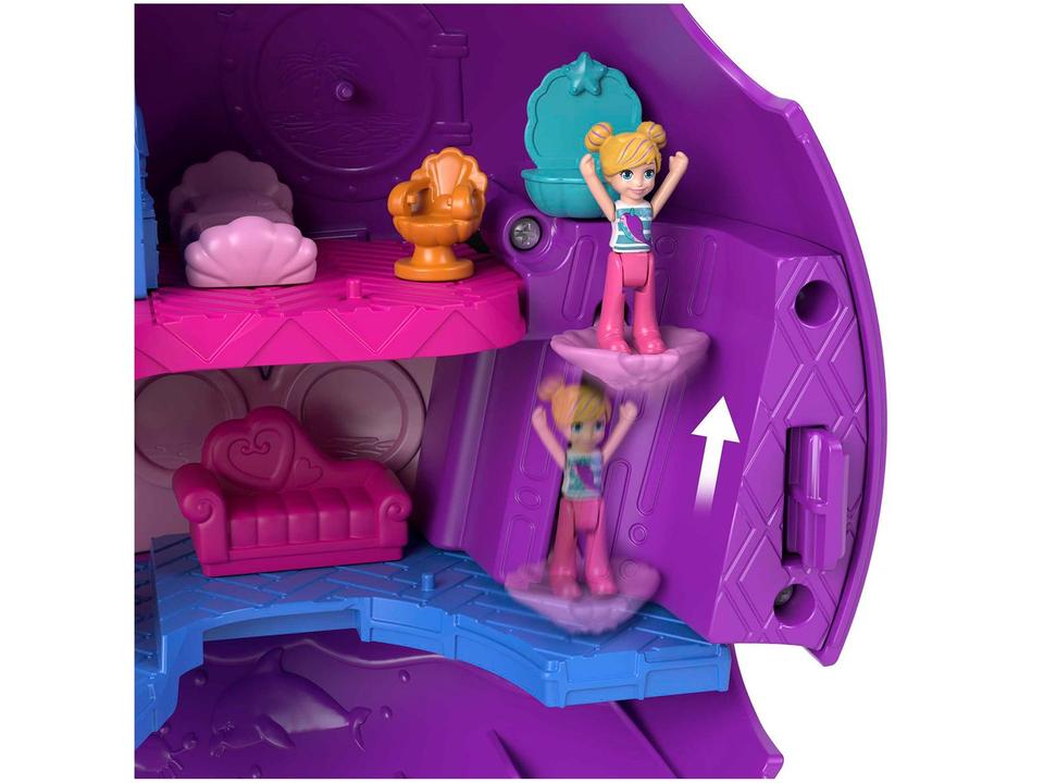 Playset Polly Pocket Barco Narval Baía Mágica - 12