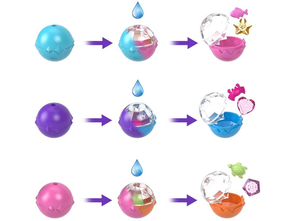 Playset Polly Pocket Barco Narval Baía Mágica - 5