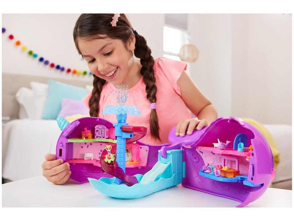 Playset Polly Pocket Barco Narval Baía Mágica - 14