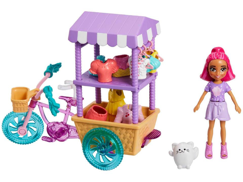 Playset Polly Pocket Carrinho de Doces Surpresas - 2