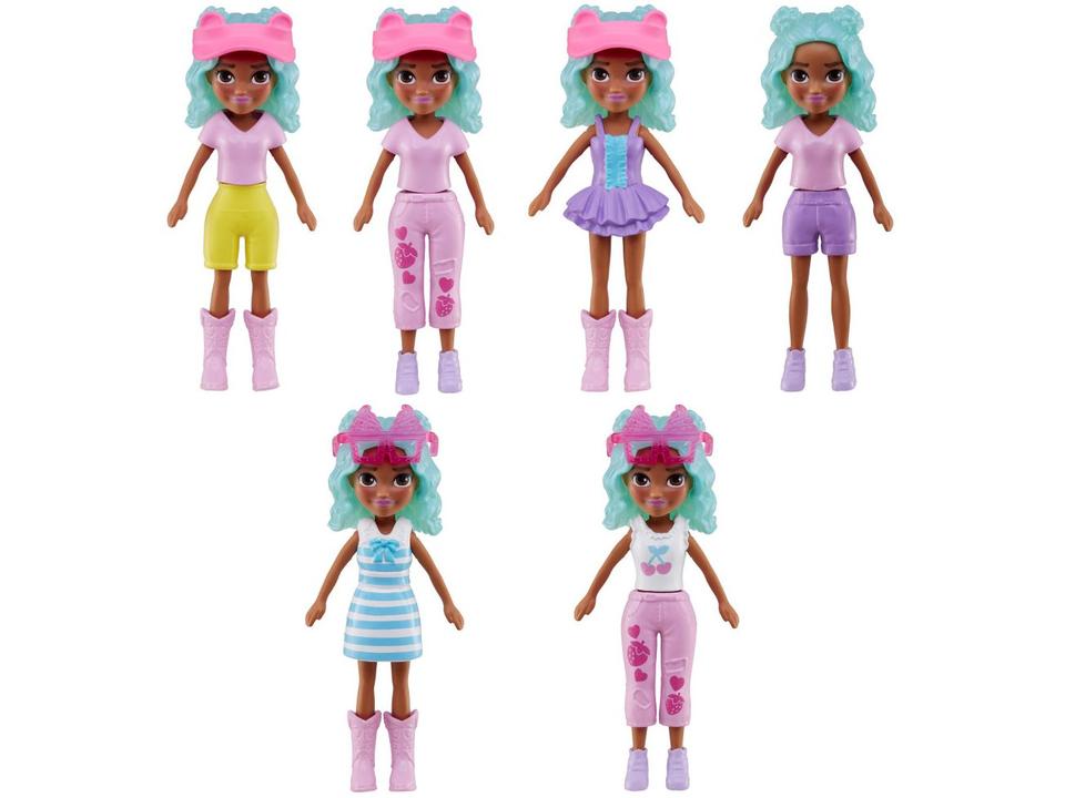 Playset Polly Pocket Carrinho de Lanches Flamingo - 4