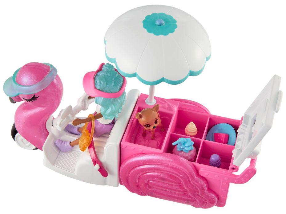 Playset Polly Pocket Carrinho de Lanches Flamingo - 3