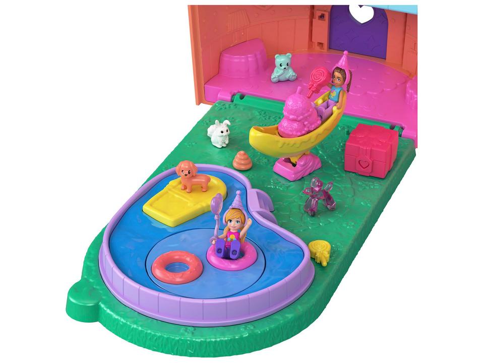 Playset Polly Pocket Casa de Sorvete Mattel 34 Peças - 3