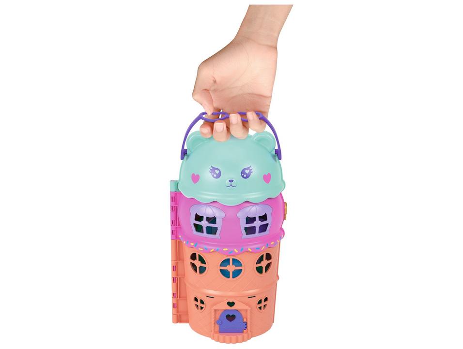 Playset Polly Pocket Casa de Sorvete Mattel 34 Peças - 1