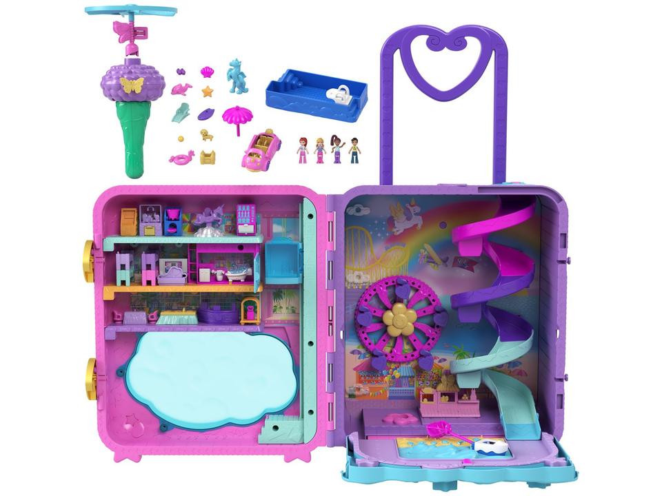 Playset Polly Pocket Pollyville Resort Roll Away - 4