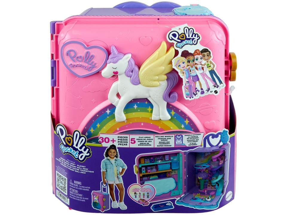 Playset Polly Pocket Pollyville Resort Roll Away - 15