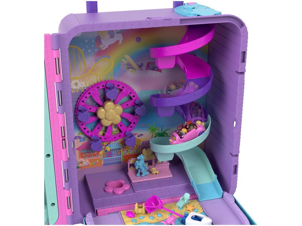 Playset Polly Pocket Pollyville Resort Roll Away - 13