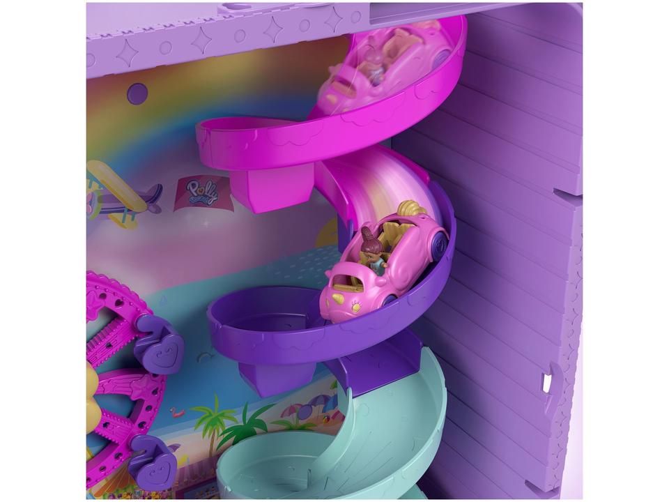 Playset Polly Pocket Pollyville Resort Roll Away - 9