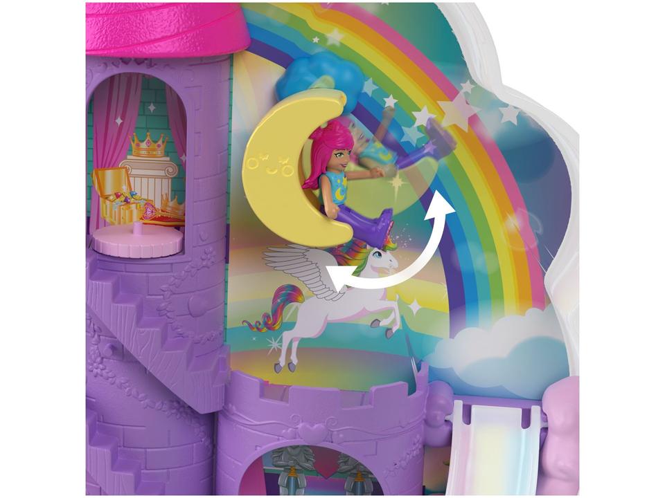 Playset Polly Pocket Salão De Unicórnio Arco-íris - 8