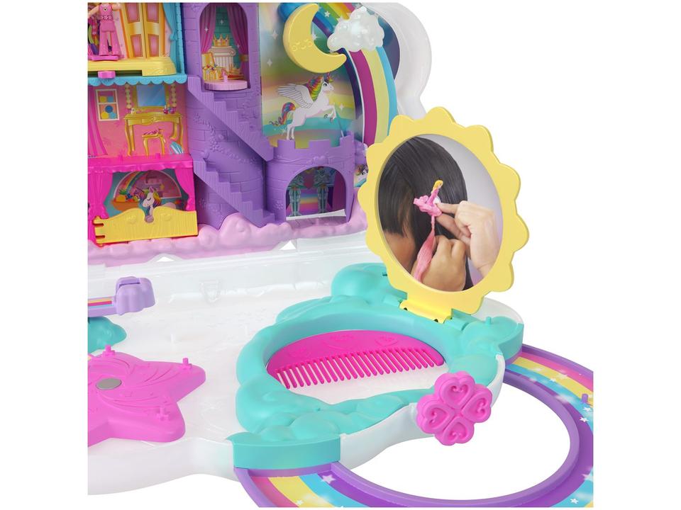 Playset Polly Pocket Salão De Unicórnio Arco-íris - 4