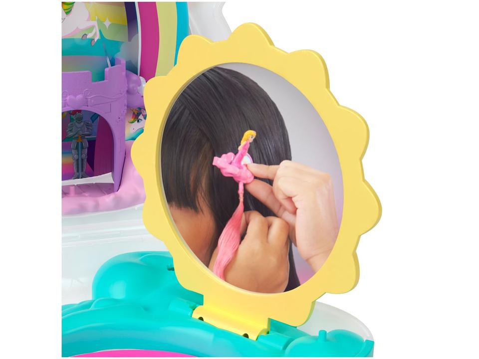 Playset Polly Pocket Salão De Unicórnio Arco-íris - 5