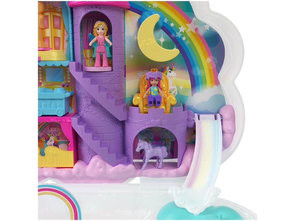 Playset Polly Pocket Salão De Unicórnio Arco-íris - 9