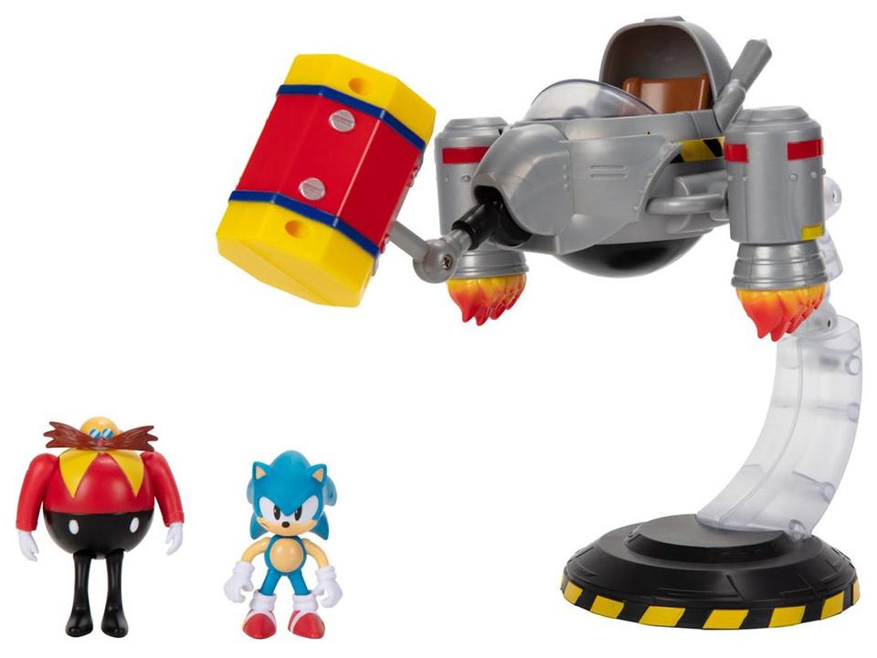 Playset Sonic The Hedgehog Batalha Veículo Egg - 2