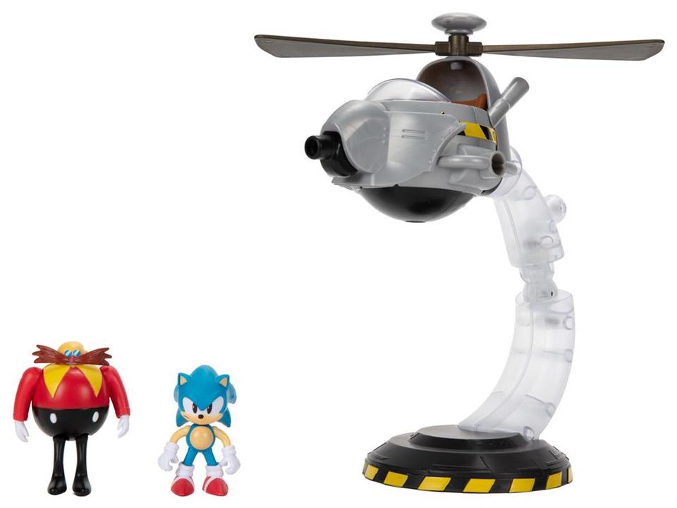 Playset Sonic The Hedgehog Batalha Veículo Egg - 4