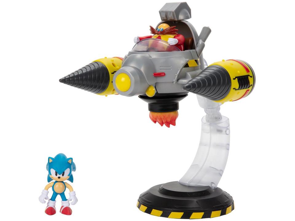 Playset Sonic The Hedgehog Batalha Veículo Egg - 3