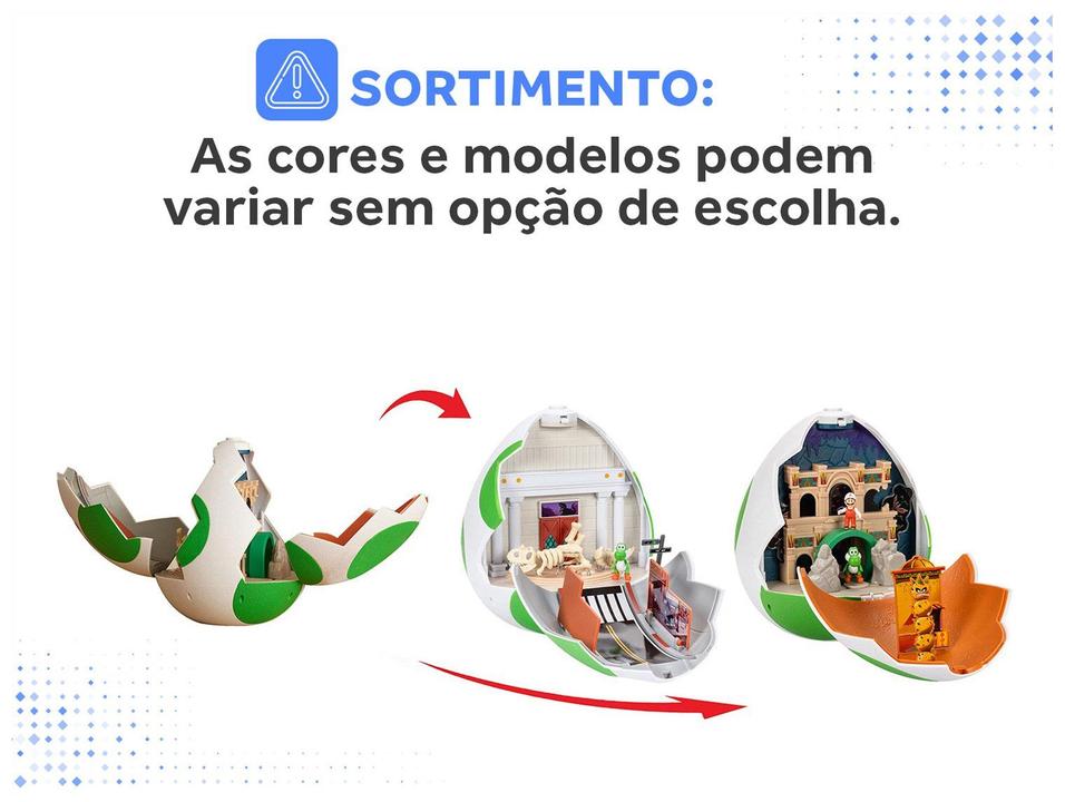 Playset Super Mario Galaxy: O Filme Ovo do Yoshi - 1