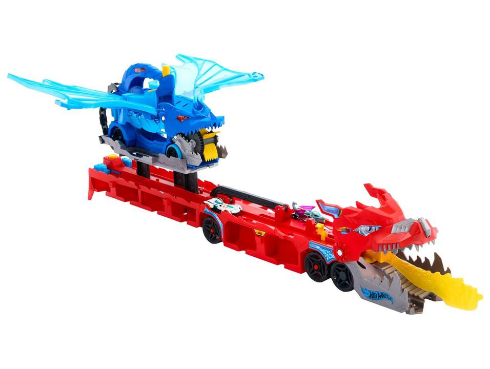 Playset Supertrailer de Dragão Hot Wheels City - 2
