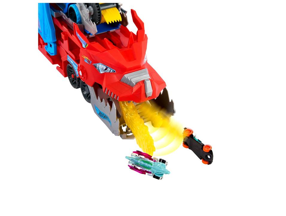 Playset Supertrailer de Dragão Hot Wheels City - 1