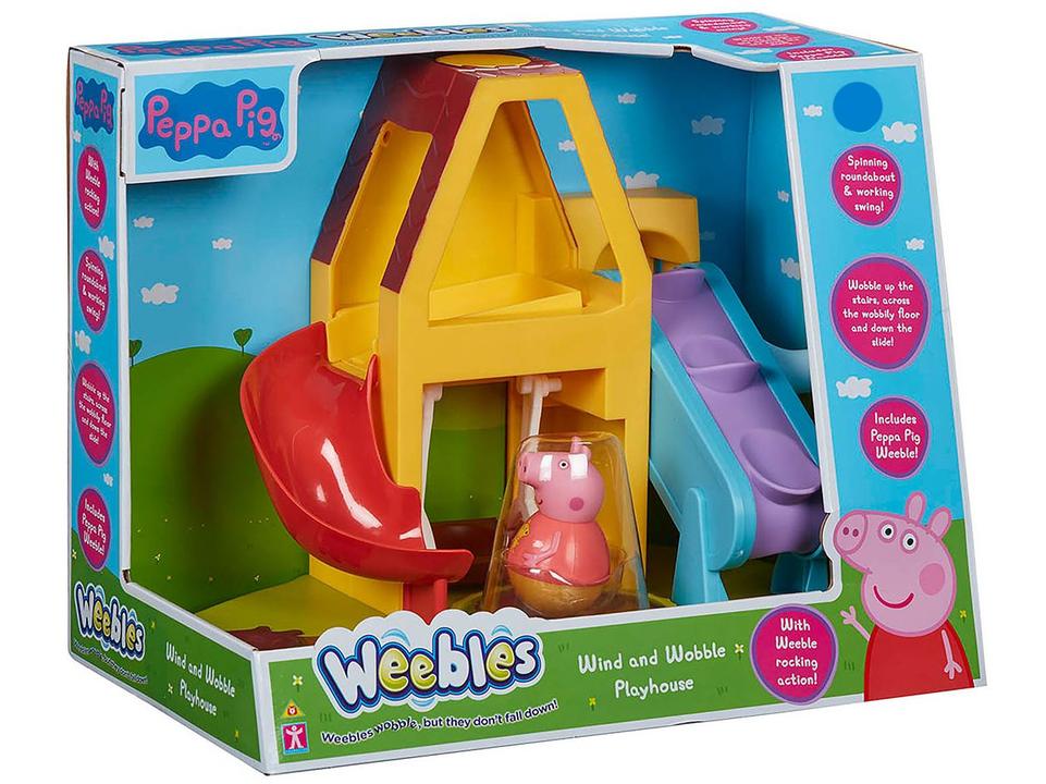 Playset Weebles Casa de Diversão Peppa Playhouse - 5