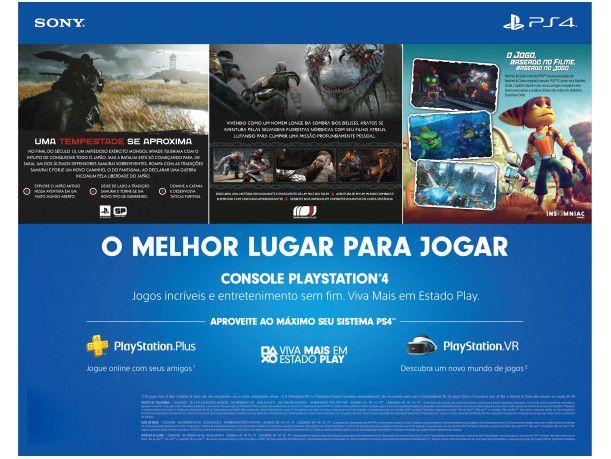 PlayStation 4 Mega Pack V18 2021 1TB 1 Controle - Preto Sony com 3 Jogos PS Plus 3 Meses - 6