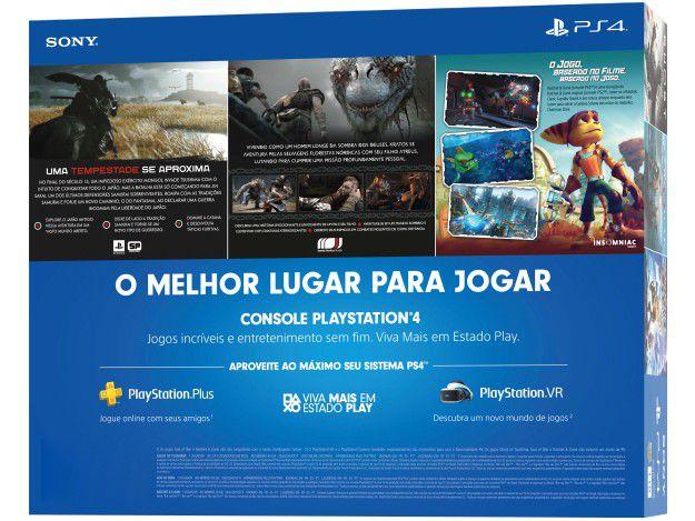 PlayStation 4 Mega Pack V18 2021 1TB 1 Controle - Preto Sony com 3 Jogos PS Plus 3 Meses - 5