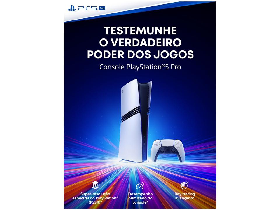 PlayStation 5 Pro 2024 2TB 1 Controle Branco Sony - 2