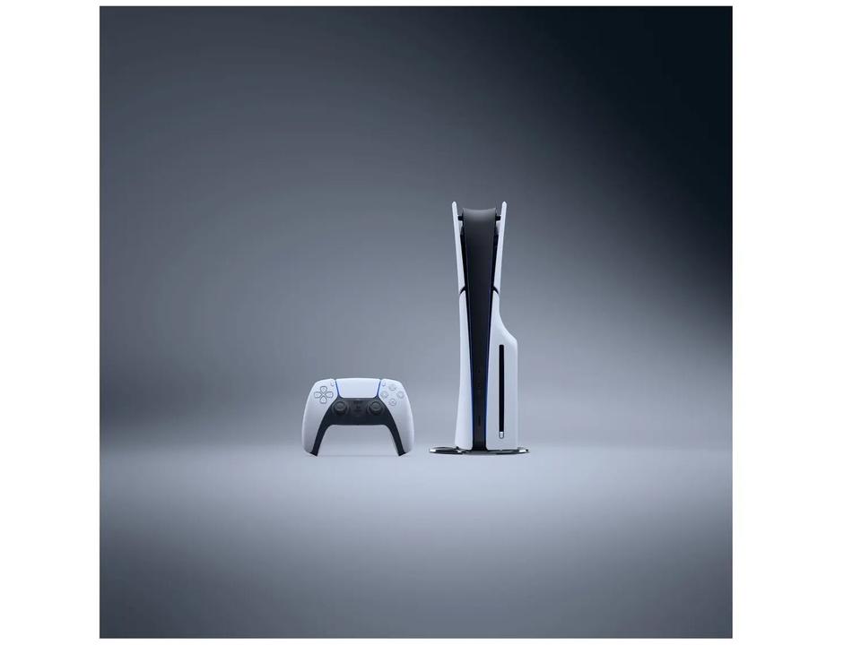 PlayStation 5 Slim Disk 1TB 1 Controle Branco Sony - 5