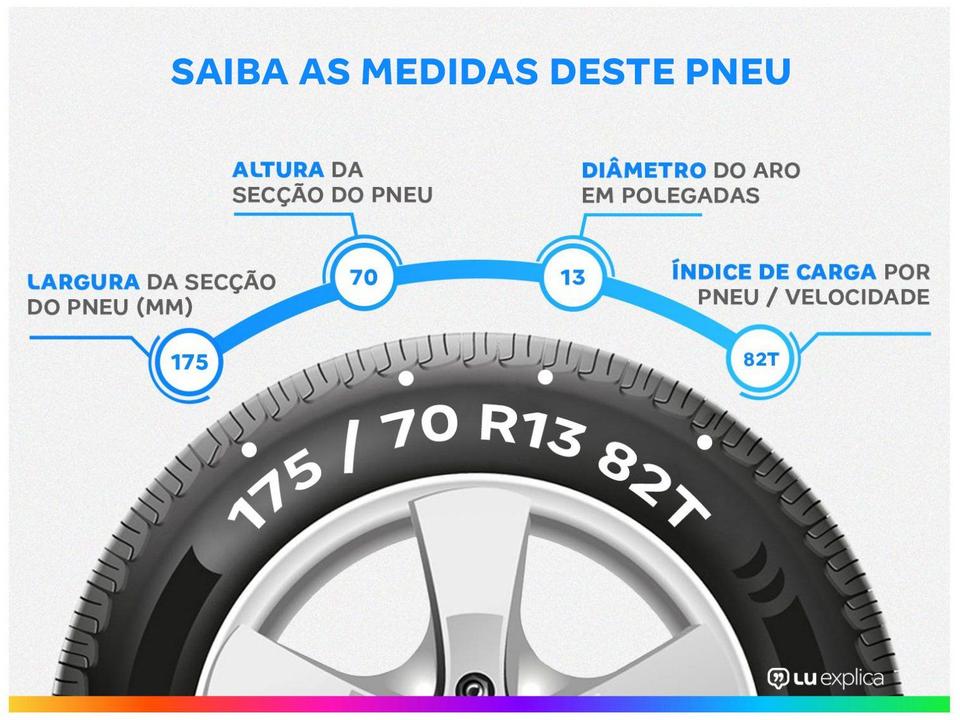 Pneu Aro 13” 175/70R13 Goodyear 82T Tourin - 1
