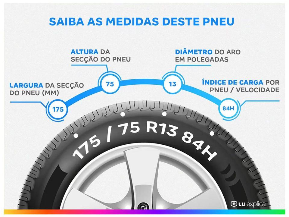 Pneu Aro 13” Linglong 175/75R13 84T CROSSWIND EC - 1