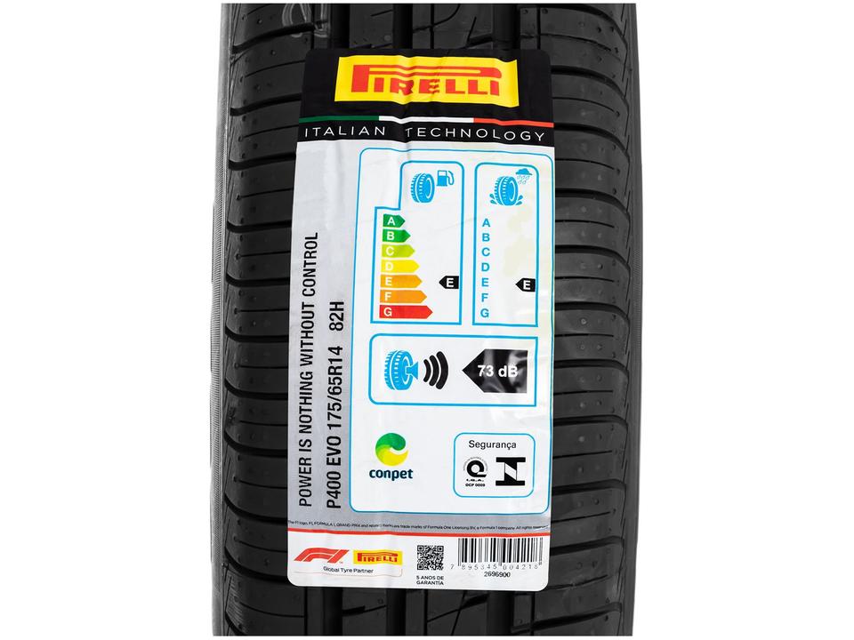 Pneu Aro 14”175/65R14 Pirelli 82H P400 EV - 6