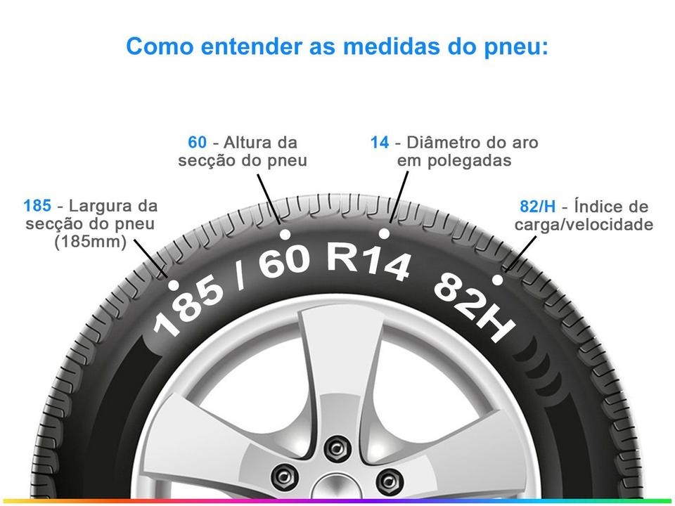 Pneu Aro 14” 185/60R14 Goodyear 82H Kelly Edge Spor - 1