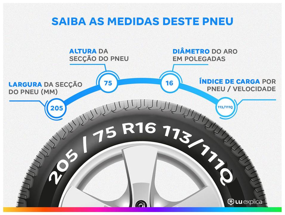 Pneu Aro 16" 205/75R16 Goodyear 113/111Q Cargo Marathon 2 - 1