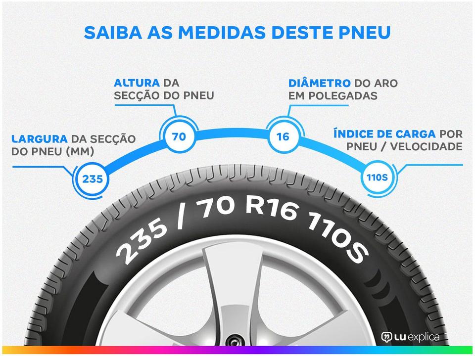 Pneu Aro 16” 235/70R16 Goodyear 110S Direction 2 SU - 1
