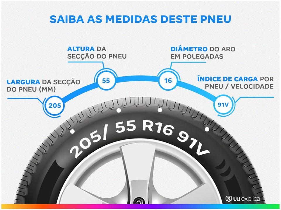 Pneu Aro 16” Goodyear 205/55R16 91V - 1