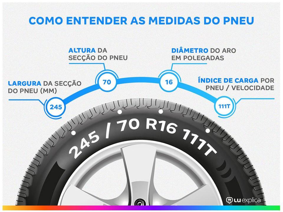 Pneu Aro 16” XBRI 245/70R16 111 - 1