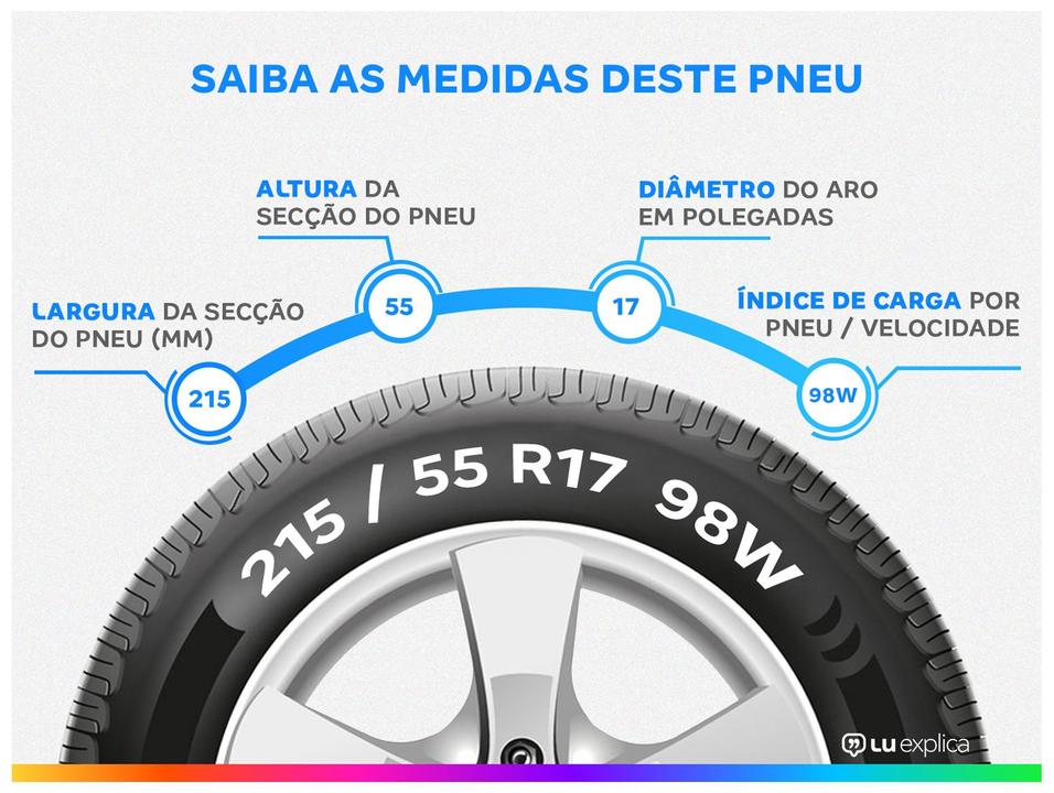 Pneu Aro 17" 215/55R17 Westlake 98W ZuperAce SA57-11 - 1