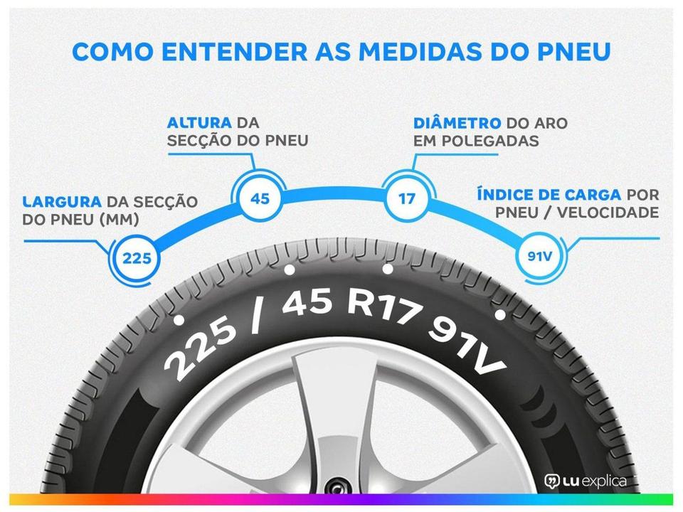 Pneu Aro 17” 225/45R17 Goodyear 91V Sport 2 Direction - 1