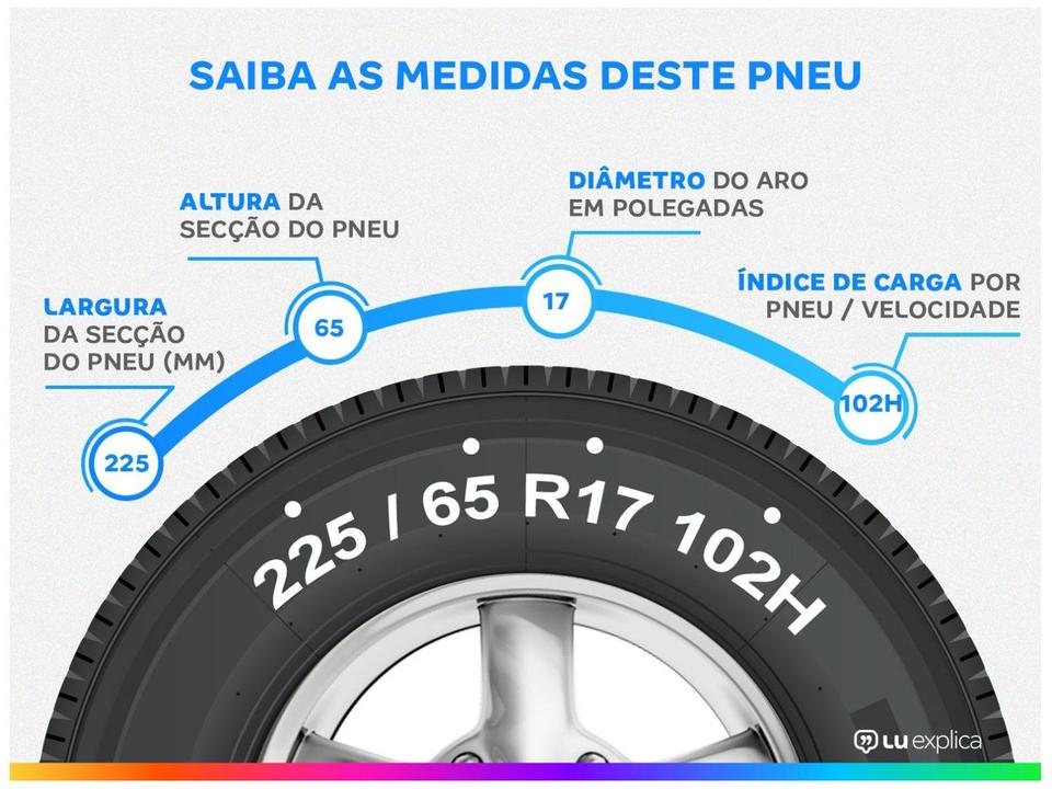 Pneu Aro 17” 225/65R17 Firestone 102H - 1