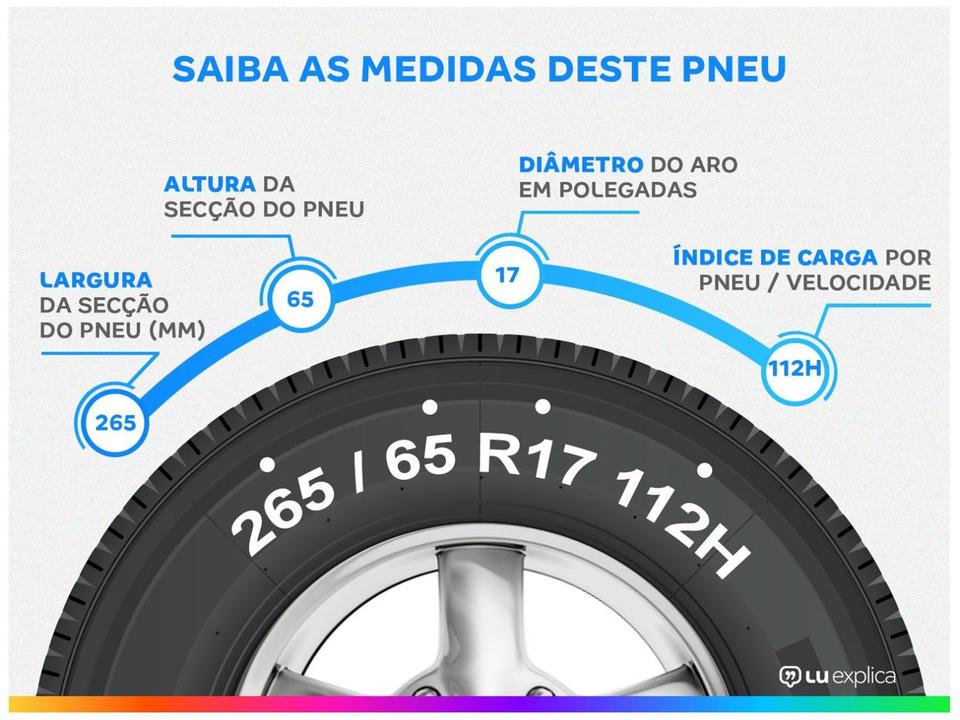 Pneu Aro 17” 265/65R17 Firestone 112H - 1