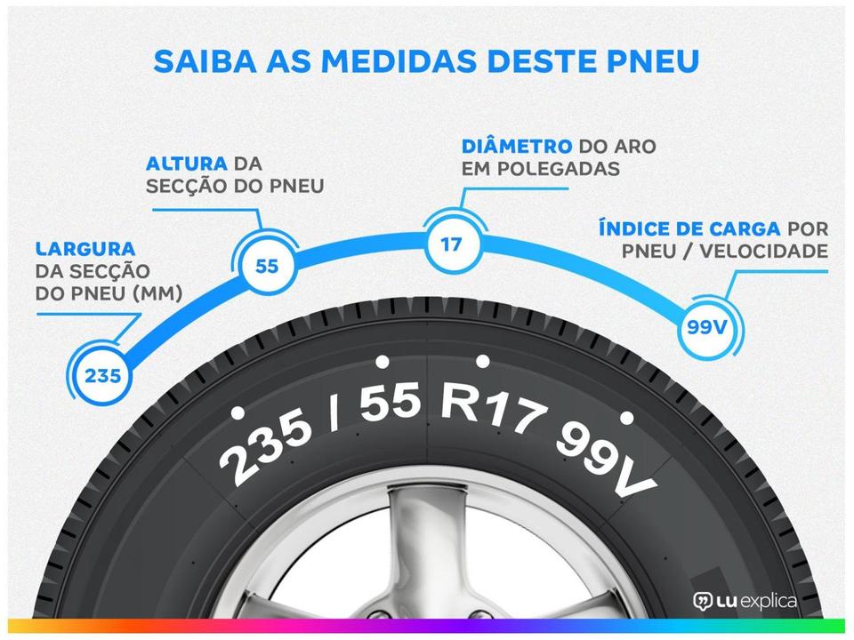 Pneu Aro 17” Bridgestone 235/55R17 99V - 1