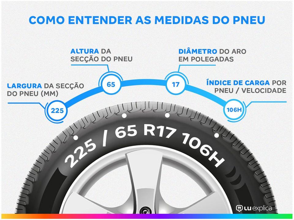 Pneu Aro 17” Pirelli 225/65R17 106 - 1