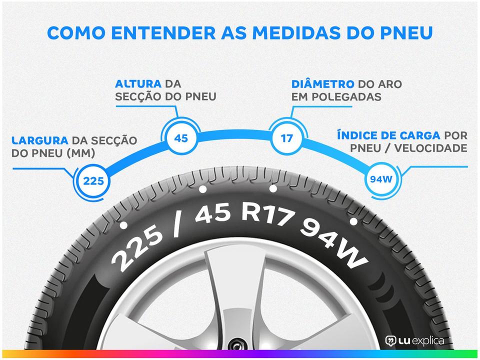 Pneu Aro 17” XBRI 225/45R17 94W PCR - 1