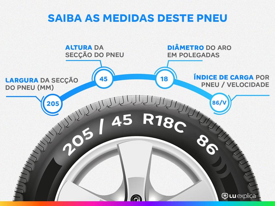 Pneu Aro 18" 205/45R18 Goodyear 86V Eagle Touring - 1