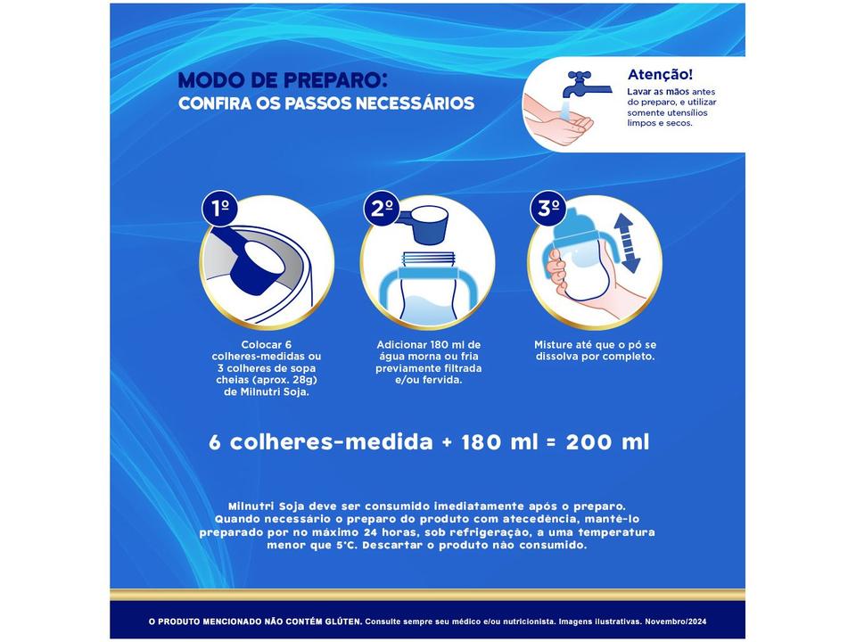 Pó para Preparo de Bebida de Soja Infantil - 6