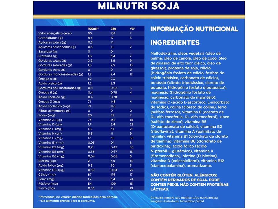 Pó para Preparo de Bebida de Soja Infantil - 2