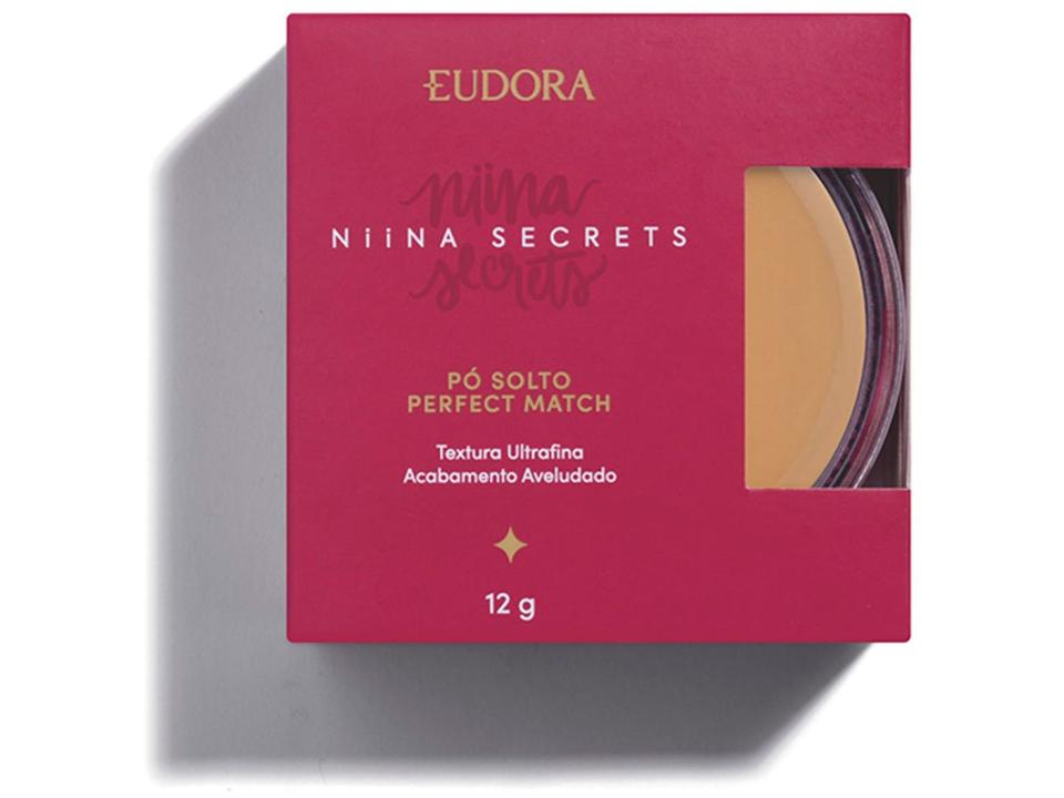 Pó Solto Aveludado Eudora Niina Secrets Perfect Match Cor 4 12g - 1